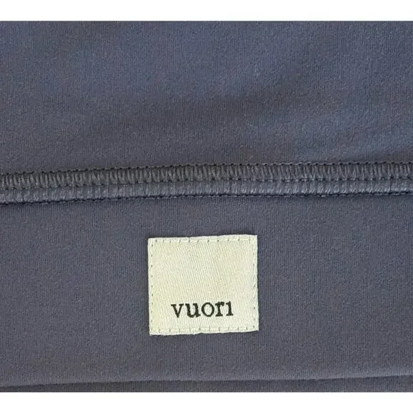 VUORI Mind Set Strappy Sports Bra Stone Blue Color Light Support Size XS MINT! - Picture 8 of 9